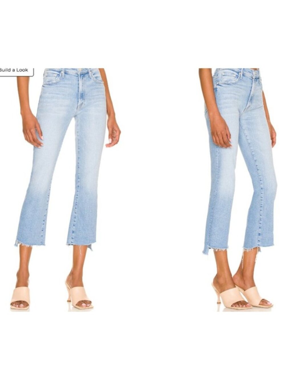 Mother The Insider Crop Step Fray Jeans Size 24